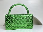 	 Colestore Chanel Vintage Green Bag Size 25cm - 5