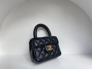 	 Colestore Chanel Vintage Black Mini Bag Size 18cm - 4