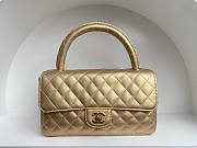 	 Colestore Chanel Vintage Gold Bag Size 25cm - 1