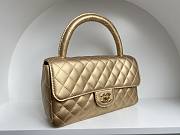 	 Colestore Chanel Vintage Gold Bag Size 25cm - 4