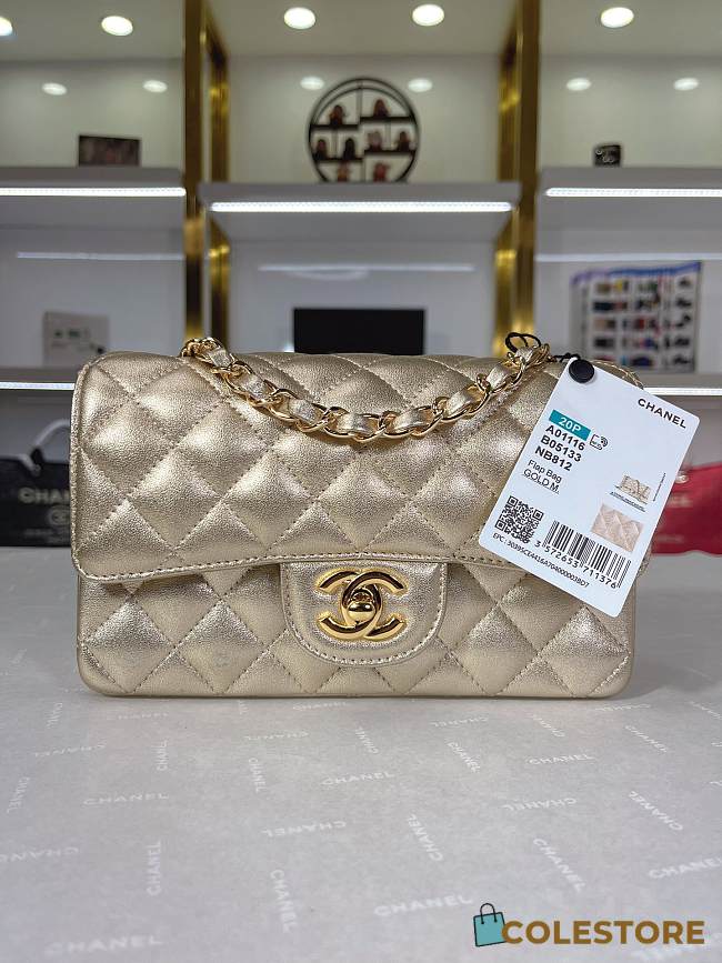 Colestore Chanel CF Classic Gold Hardware Size 13.5×20×6.5cm - 1