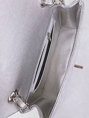 	 Colestore Chanel CF Classic Silver Calfskin Size 13.5×20×6.5cm - 3