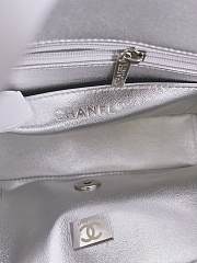 	 Colestore Chanel CF Classic Silver Calfskin Size 13.5×20×6.5cm - 5