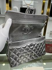 	 Colestore Chanel CF Classic Silver Calfskin Size 15.5×25.5×6.5cm - 4