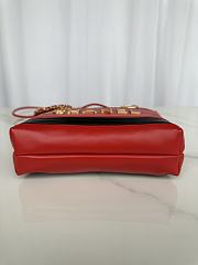 	 Colestore Chanel 22 Small Bag Calfskin Black And Red 20 × 19 × 6 cm - 4