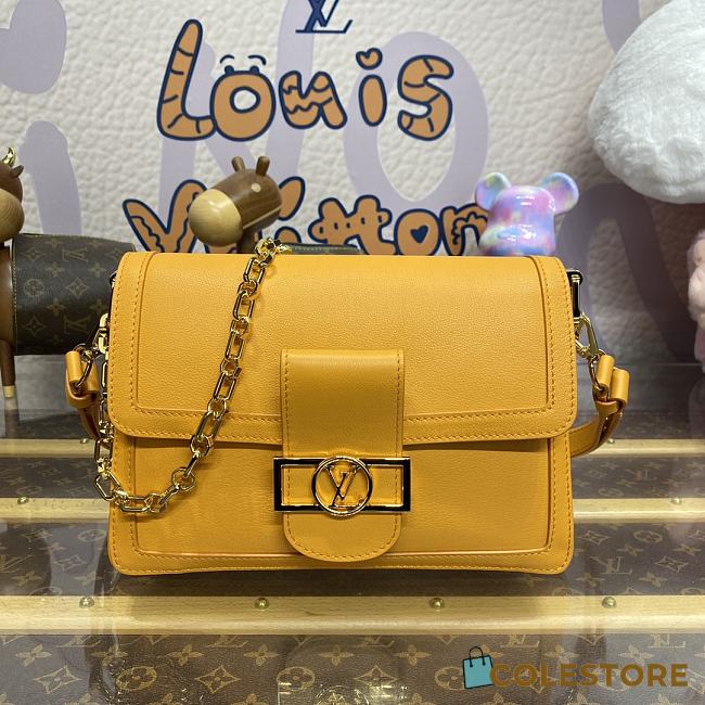 Louis Vuiton Dauphine Soft M25048 Calfskin Leather In Yellow  - 1