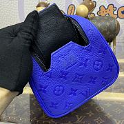 	 Colestore Louis Vuitton Dopp Kit Toilet Pouch Blue 28*15*16.5cm - 5