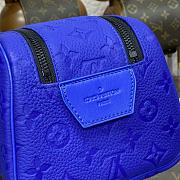 	 Colestore Louis Vuitton Dopp Kit Toilet Pouch Blue 28*15*16.5cm - 4