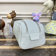 	 Colestore Louis Vuitton Dopp Kit Toilet Pouch White 28*15*16.5cm - 4