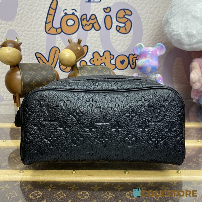 Colestore Louis Vuitton Dopp Kit Toilet Pouch Black 28*15*16.5cm - 1