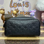 Colestore Louis Vuitton Dopp Kit Toilet Pouch Black 28*15*16.5cm - 1