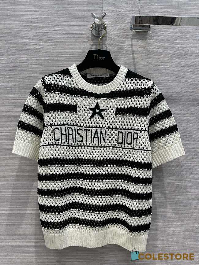 Colestore Dior T-shirt Black & White  - 1