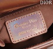 Colestore Lady Dior Patent Pink Size 17*15*7cm - 2