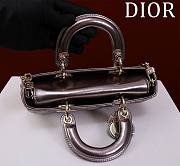 Colestore Dior D-Joy Patent Purple Size 22*12*6.5cm - 6