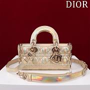 	 Colestore Dior D-Joy Patent Gold Size 22*12*6.5cm - 1