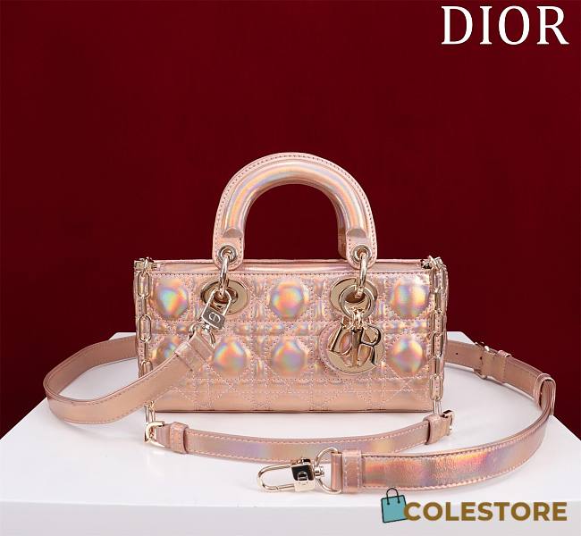	 Colestore Dior D-Joy Patent Pink Size 22*12*6.5cm - 1