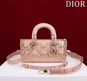 	 Colestore Dior D-Joy Patent Pink Size 22*12*6.5cm