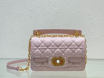 Colestore Dior Jolie Powder Pink Cannage Calfskin 22 x 14 x 8