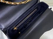	 Colestore Dior Jolie Powder Black Cannage Calfskin 22 x 14 x 8cm - 4