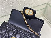 	 Colestore Dior Jolie Powder Black Cannage Calfskin 22 x 14 x 8cm - 3