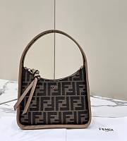 Colestore Fendi Mini Fendessence Brown FF fabric mini-bag - 1