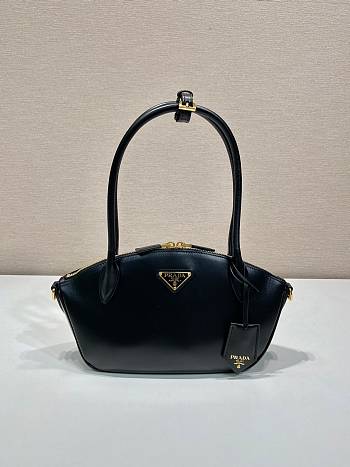 Colestore Prada Leather Top Handles Handbag 26x17x9cm
