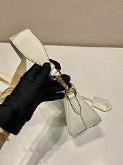 Colestore Prada Leather Mini shoulder bag White 18x15x8cm - 4