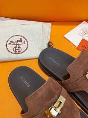 Colestore Hermes Slipper Dark Brown Size 39-44 - 4