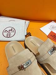 	 Colestore Hermes Slipper Beige Size 39-44 - 2