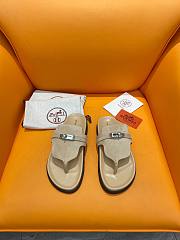 	 Colestore Hermes Slipper Beige Size 39-44 - 1
