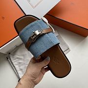 Colestore Hermes Slipper Denim Men Size 38-44  - 6