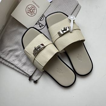 	 Colestore Hermes Slipper White Men Size 38-44