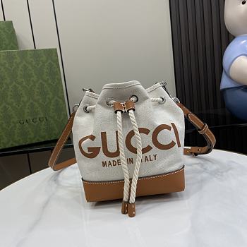 Colestore Small Shoulder Bag With Gucci Print