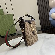 Colestore GG Bucket Shoulder Bag Beige And Ebony Size 16x 19.5x 5.5cm - 3