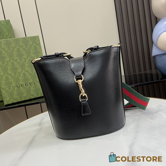 	 Colestore GG Bucket Shoulder Bag Black Size 16x 19.5x 5.5cm - 1