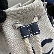 	 Colestore Small Shoulder Bag With Gucci Print Blue  - 2