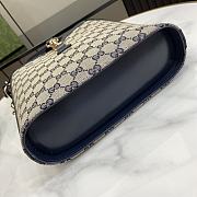 Colestore GG Medium Bucket Shoulder Bag Beige And Ebony 21.5x 26.5x8 - 2