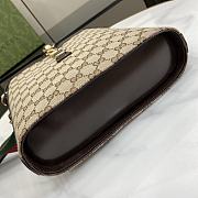 	 Colestore GG Medium Bucket Shoulder Bag Beige And Brown 21.5x 26.5x8 - 3