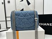 Colestore Chanel Mini Flap Bag Denim & Silver-Tone   - 2