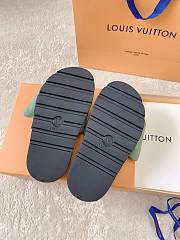 Colestore Louis Vuitton Pool Pillow Flat Comfort Slippers Kaki - 4