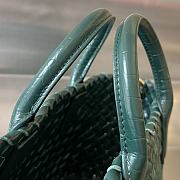 	 Colestore Bottega Veneta Mini Cabat Green 20x15x12cm - 2