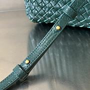 	 Colestore Bottega Veneta Mini Cabat Green 20x15x12cm - 3
