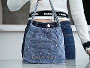 Colestore Chanel 22 Mini Denim 20 × 19 × 6 cm - 3