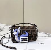Colestore FD Baguette Mini POKÉMON brown FF fabric bag - 1