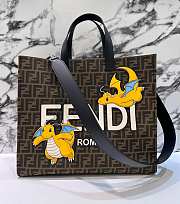 	 Colestore FD Shopper  POKÉMON brown FF fabric bag 41x19x35 - 1