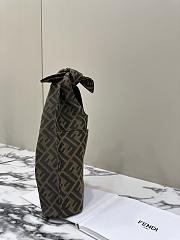 Colestore FD Shopper Brown FF jacquard bag 29x22x1cm - 3