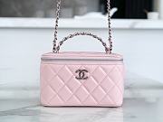 	 Colestore Chanel 23K Vanity Chain Shoulder Bag Pink 9.5*17*8cm - 2