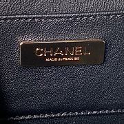 Colestore Chanel Camera Bag Lambskin & Gold-Tone Metal Black 11.5 × 16 × 6 cm - 5