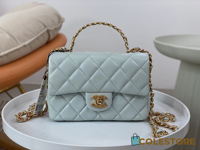 	 Colestore Chanel 23s Mini Blue Size 20x13x5cm - 1
