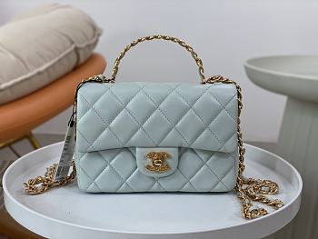 	 Colestore Chanel 23s Mini Blue Size 20x13x5cm